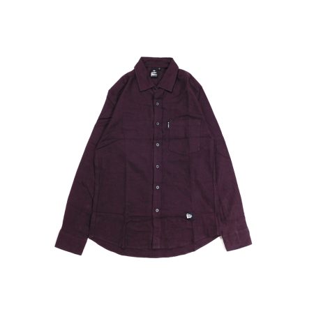 LS FLANEL MAROON